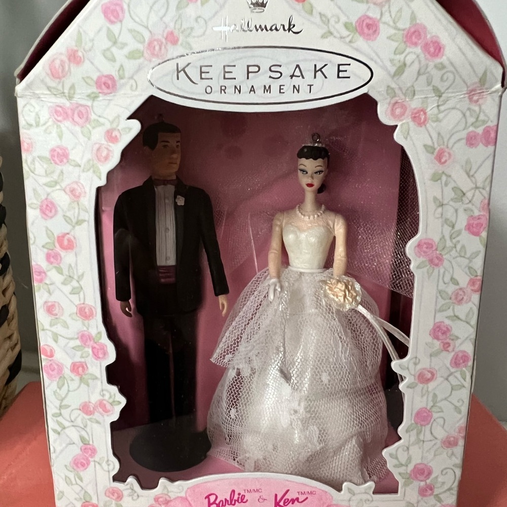 Barbie & Ken Wedding Day Hallmark Keepsake Christmas Ornaments 1997